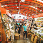 Indoors of the popular market called Mercadao Municipal.