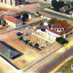 Um dos momentos mais importantes da visita foi a inauguração do edifício do Grupo Escolar Afonso Pena.