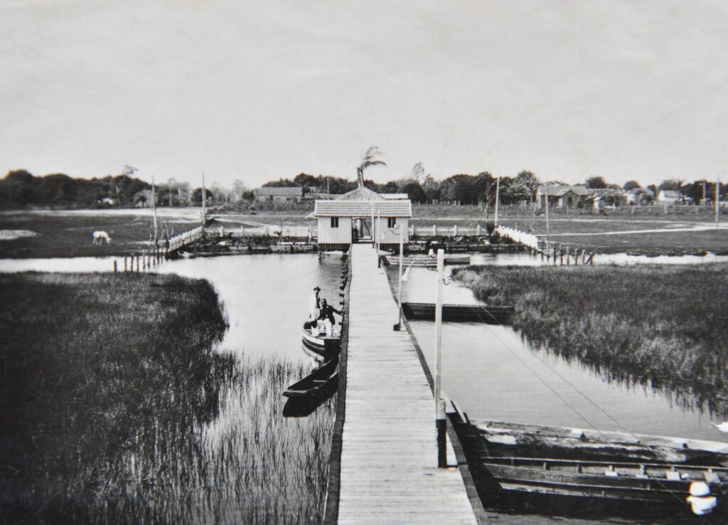 1940 - Balneário da Lagoa Maior em Três Lagoas - Foto Feres Zaguir